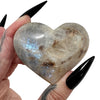 Sunstone with Moonstone Heart