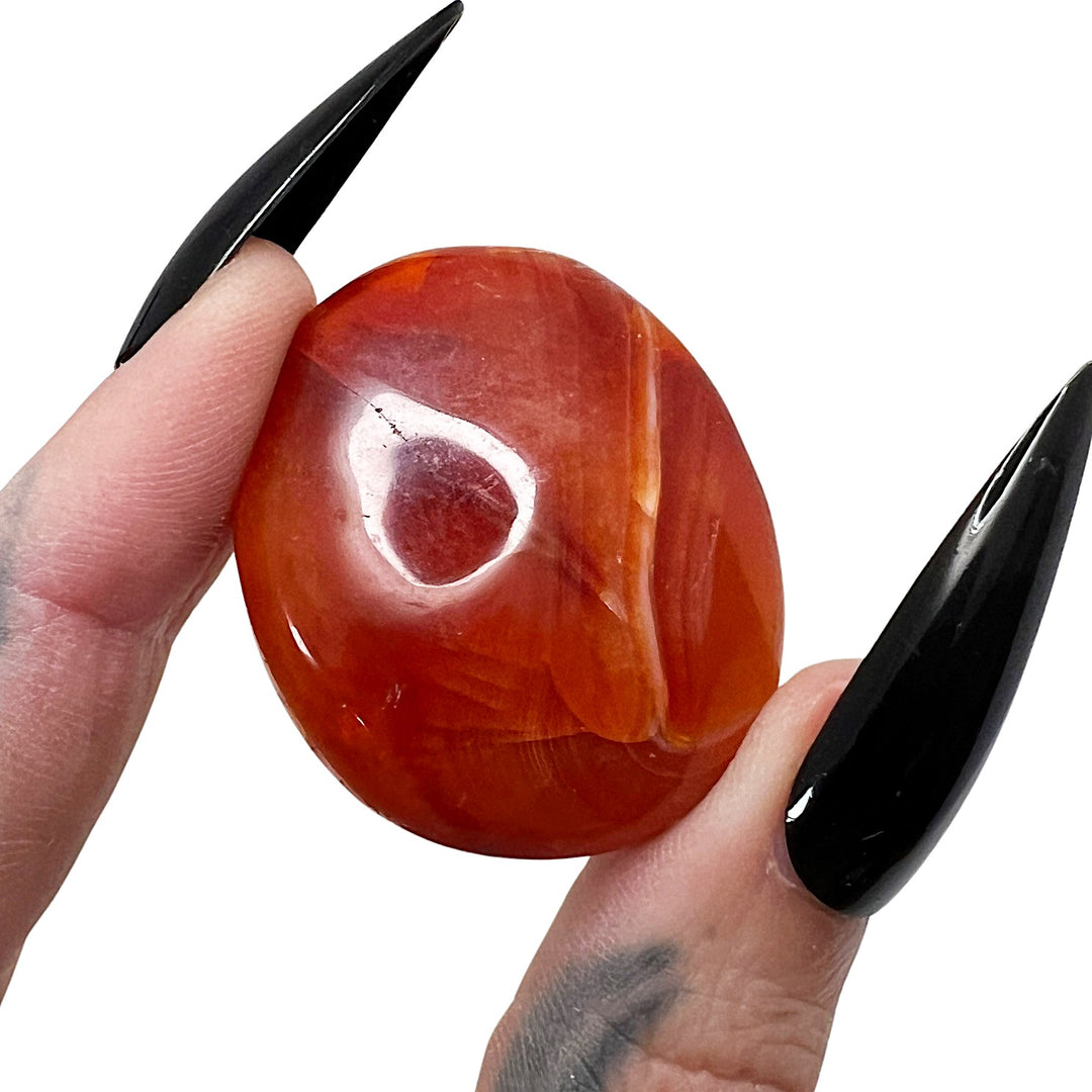 Blood of Isis: Carnelian Pocket Pebble