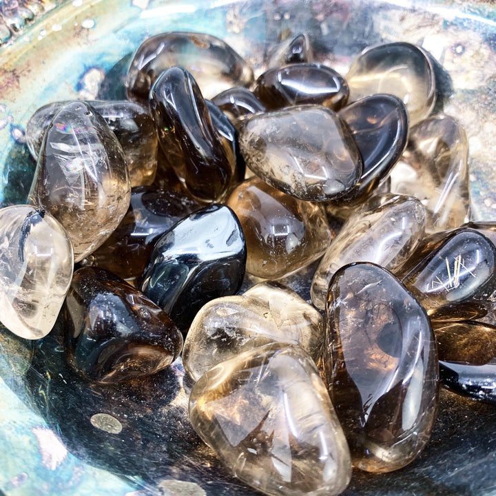 Stress Release: Smoky Quartz Pocket Pebble