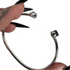Moldavite + Herkimer Adjustable Bracelet 12