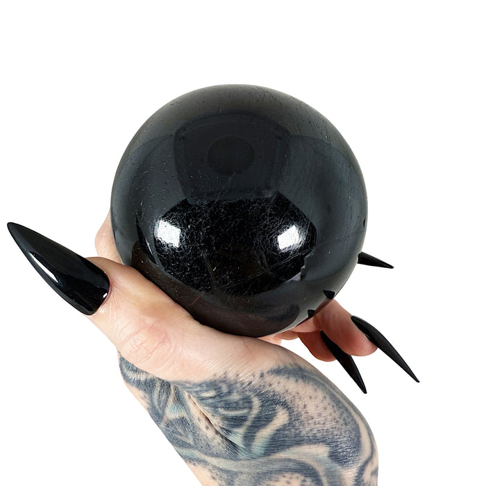 Black Tourmaline Sphere 1