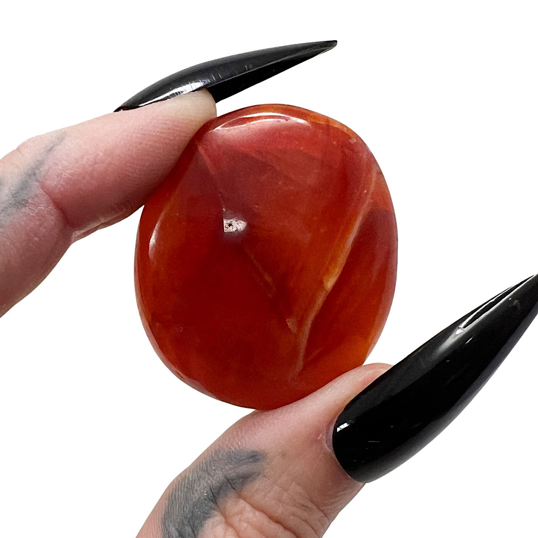 Blood of Isis: Carnelian Pocket Pebble