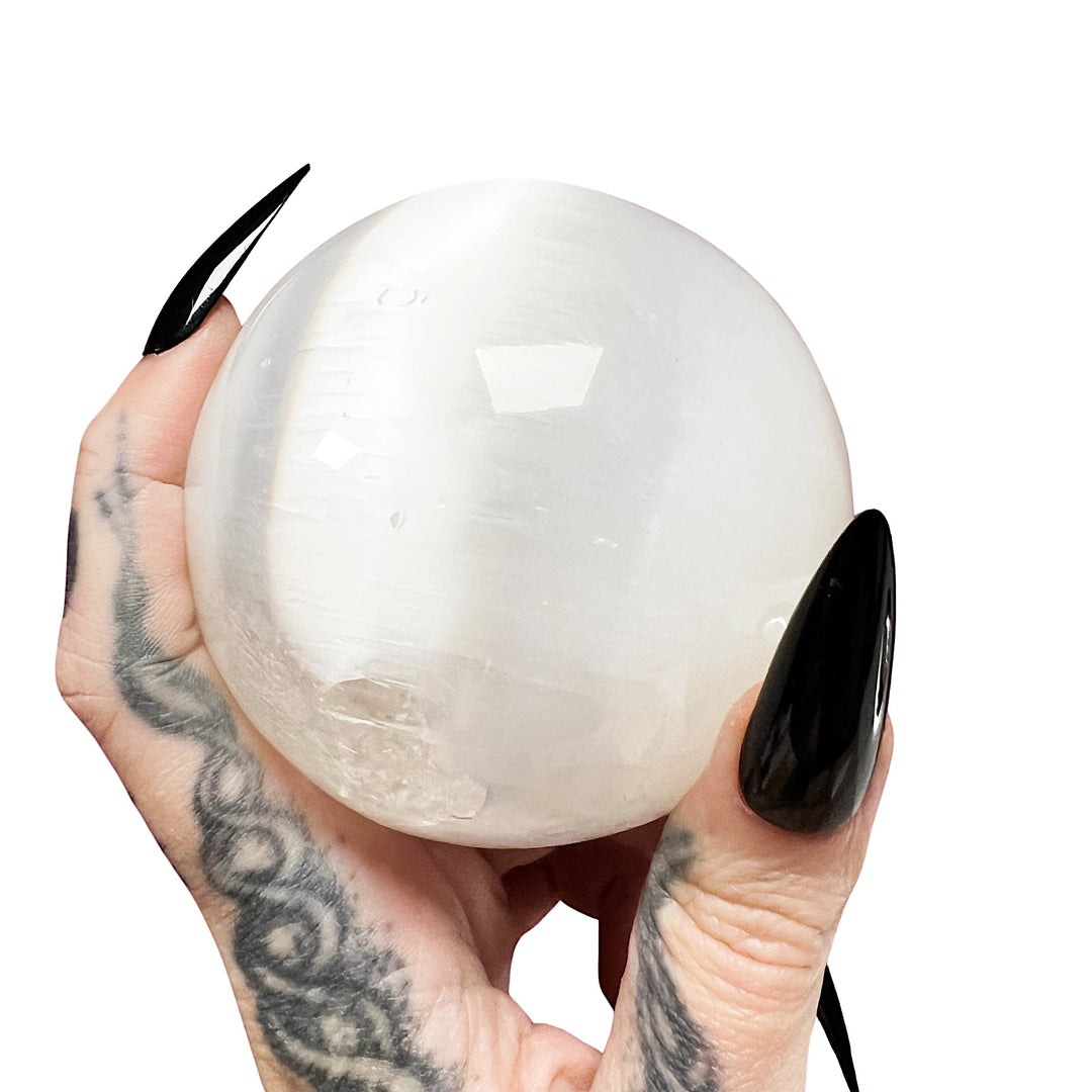 Clear + Recharge: Selenite Sphere