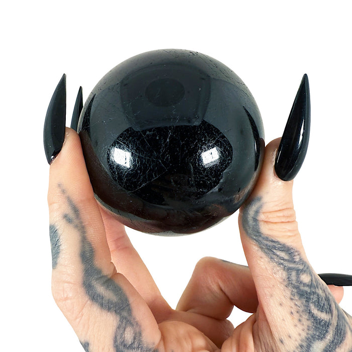 Black Tourmaline Sphere 4