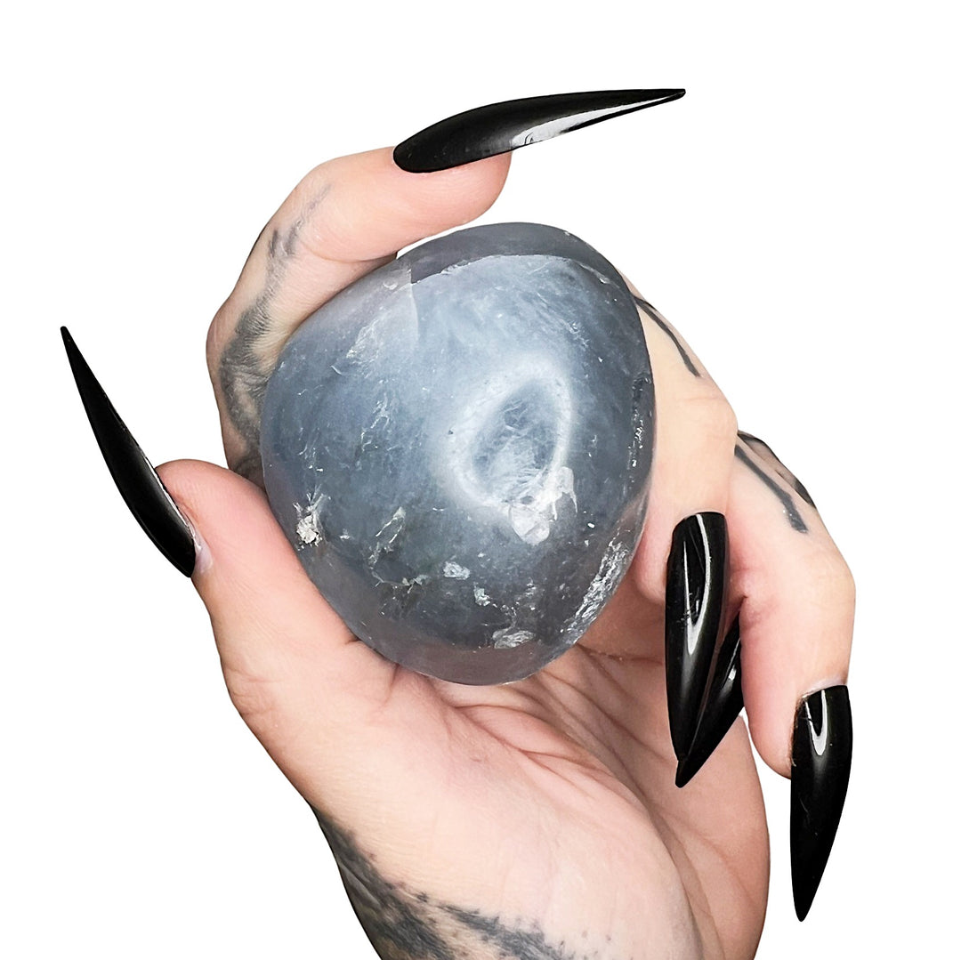 Sooth + Calm: Celestite Palm Stone