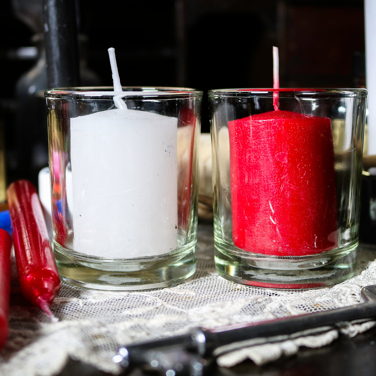 Color Magic Spell Candles Haute Macabre Ritual Witchcraft 
