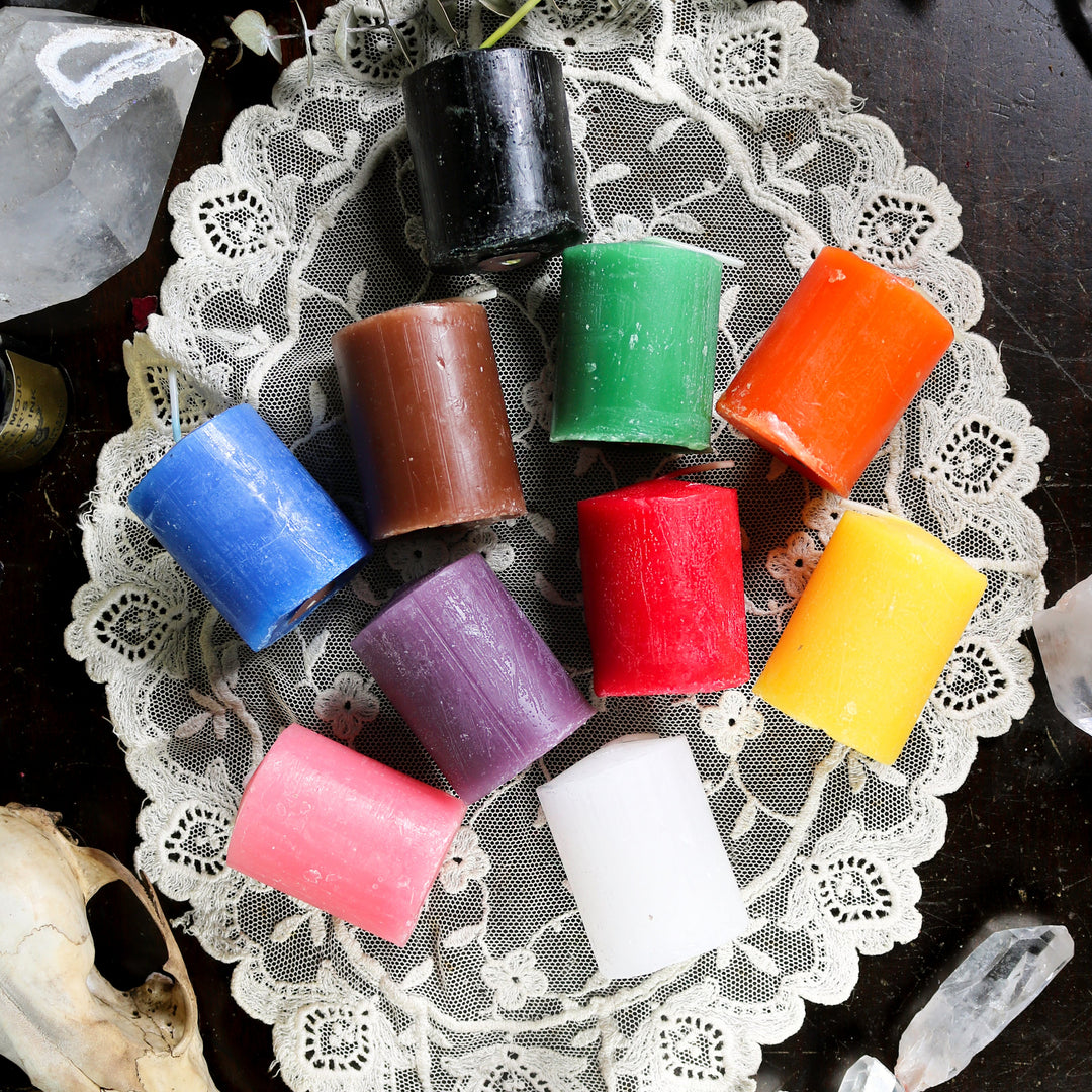 Color Magic Spell Candles Haute Macabre Ritual Witchcraft 
