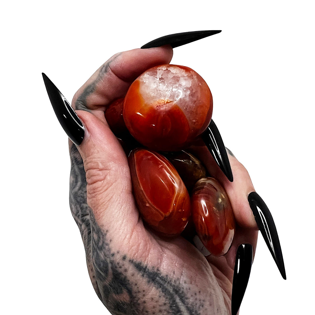 Blood of Isis: Carnelian Pocket Pebble