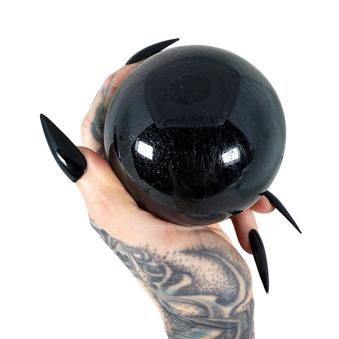 Black Tourmaline Sphere 1