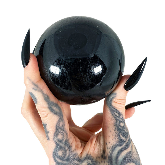 Black Tourmaline Sphere 1