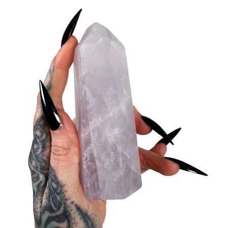 Lavender Rose Quartz Tower 12