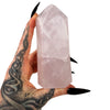 Lavender Rose Quartz Tower 8