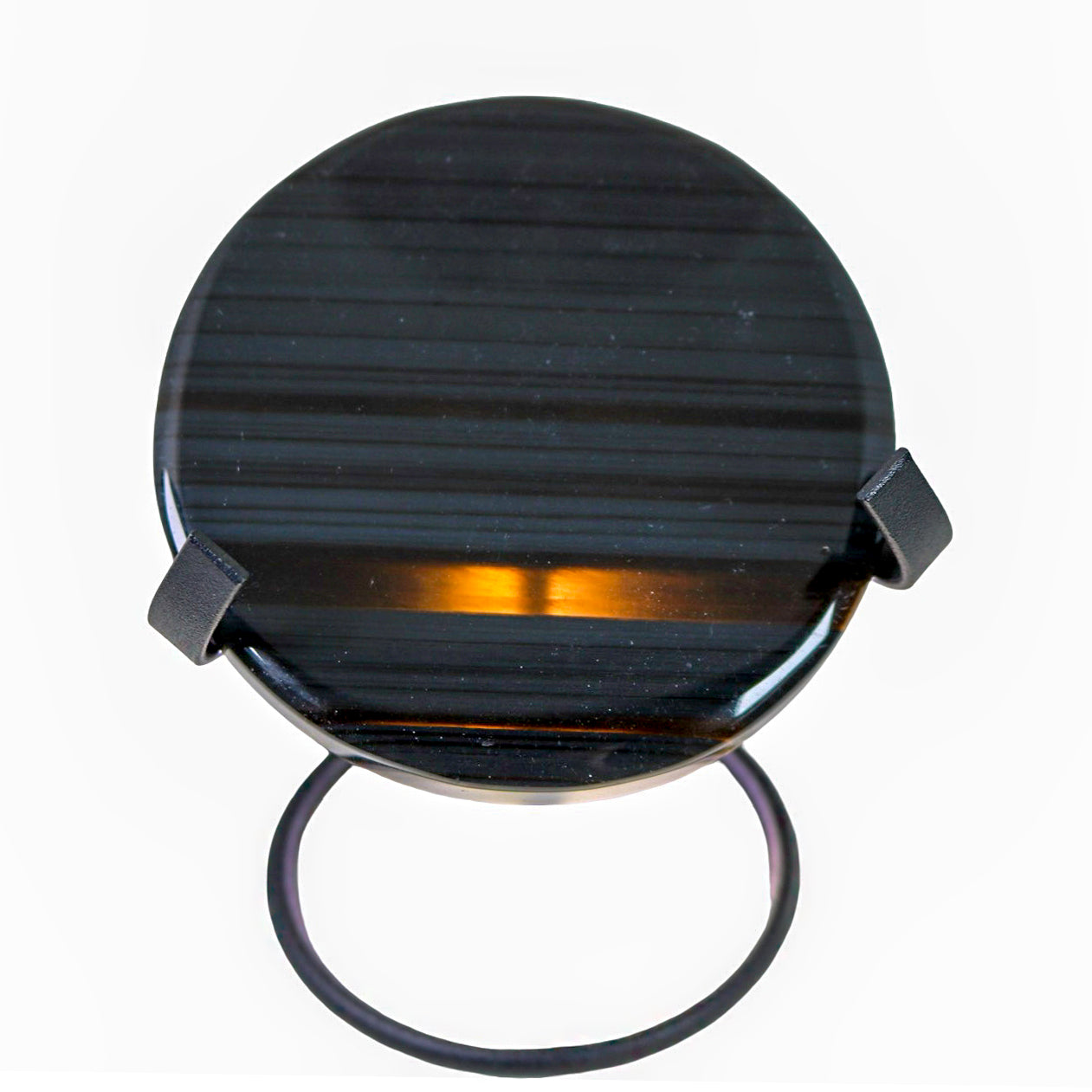 Midnight Lace Obsidian Scrying Mirror Haute Macabre