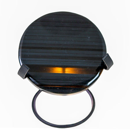 Midnight Lace Obsidian Scrying Mirror Haute Macabre