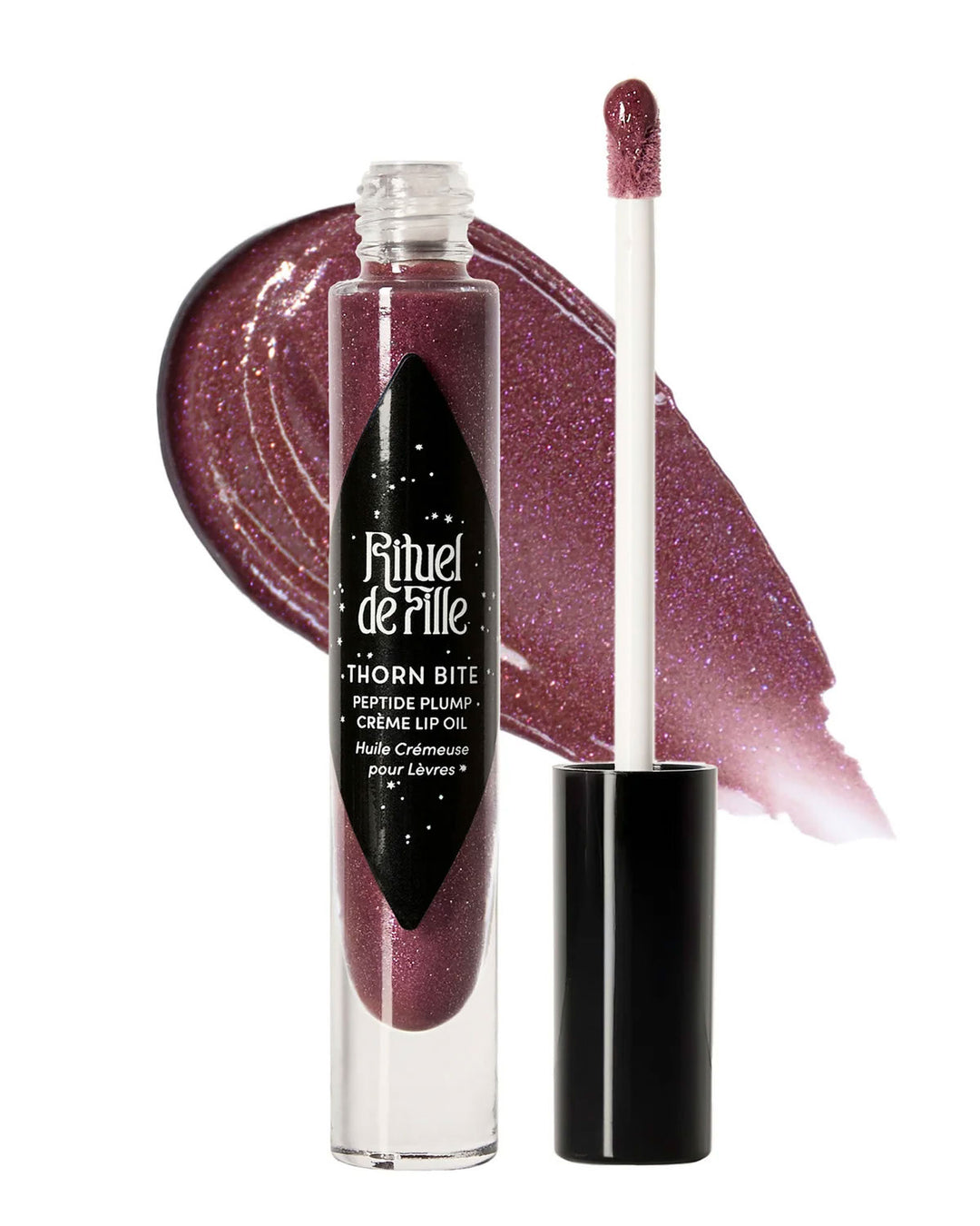 Night Rose Thorn Bite Peptide Plump Creme Lip Oil | Rituel de Fille