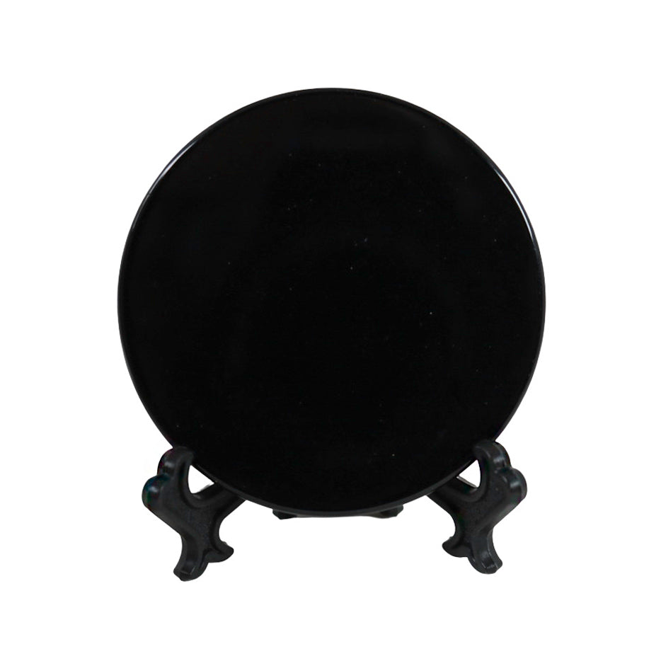 Obsidian Scrying Mirror Haute Macabre
