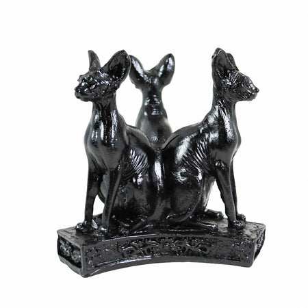 Sphynx Cat Crystal Ball Stand Haute Macabre