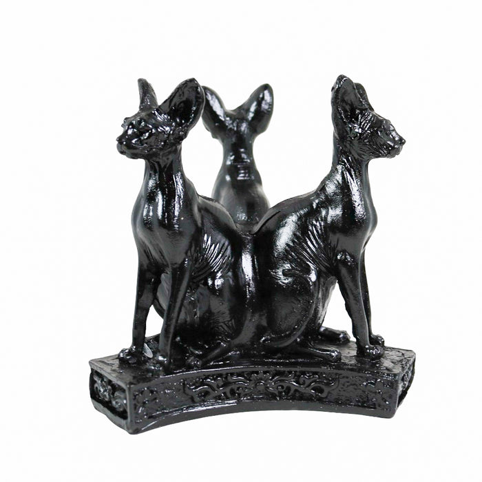 Sphynx Cat Crystal Ball Stand Haute Macabre