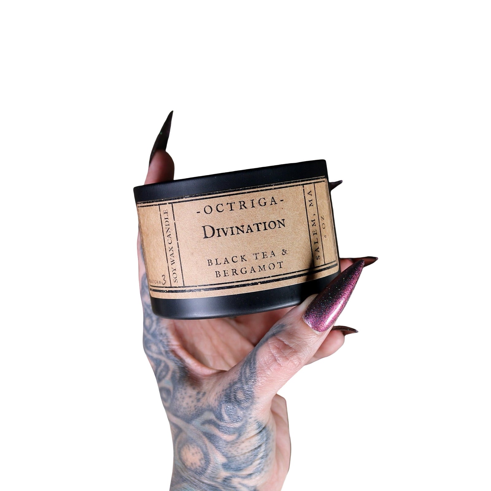 Divination Vegan Soy Candle Haute Macabre Phytognosis Witchcraft Ritual