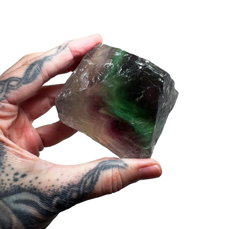 Chunky Fluorite Octahedron (personal collection)