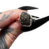 Moldavite Ring 14 size 8.5