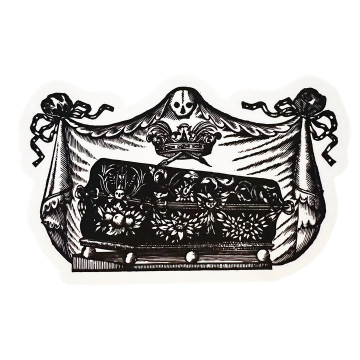 Shrouded Coffin Vinyl Sticker
