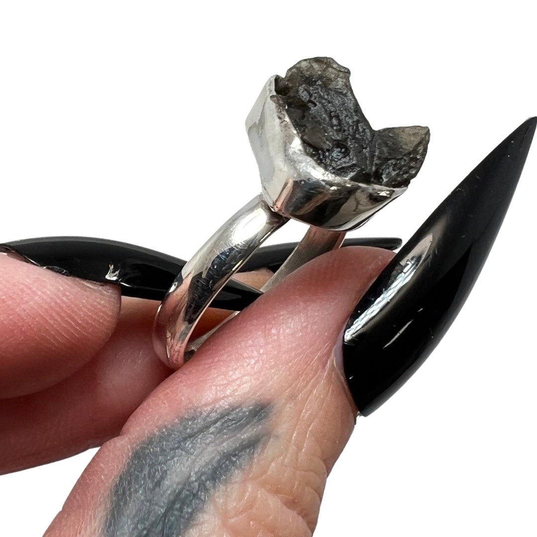 Moldavite Ring 7 size 7.5