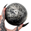 Black Moonstone Sphere 1