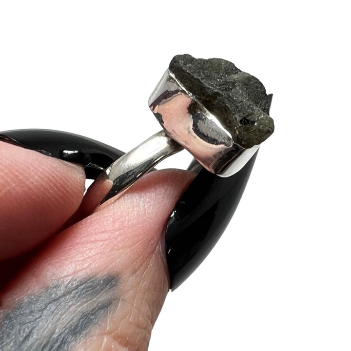 Moldavite Ring 10 size 8