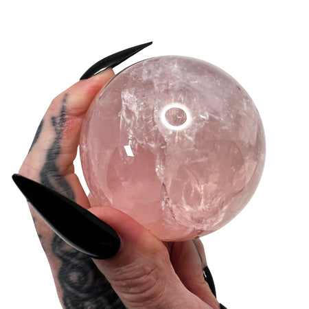 Rose Quartz with Asterism Sphere 3