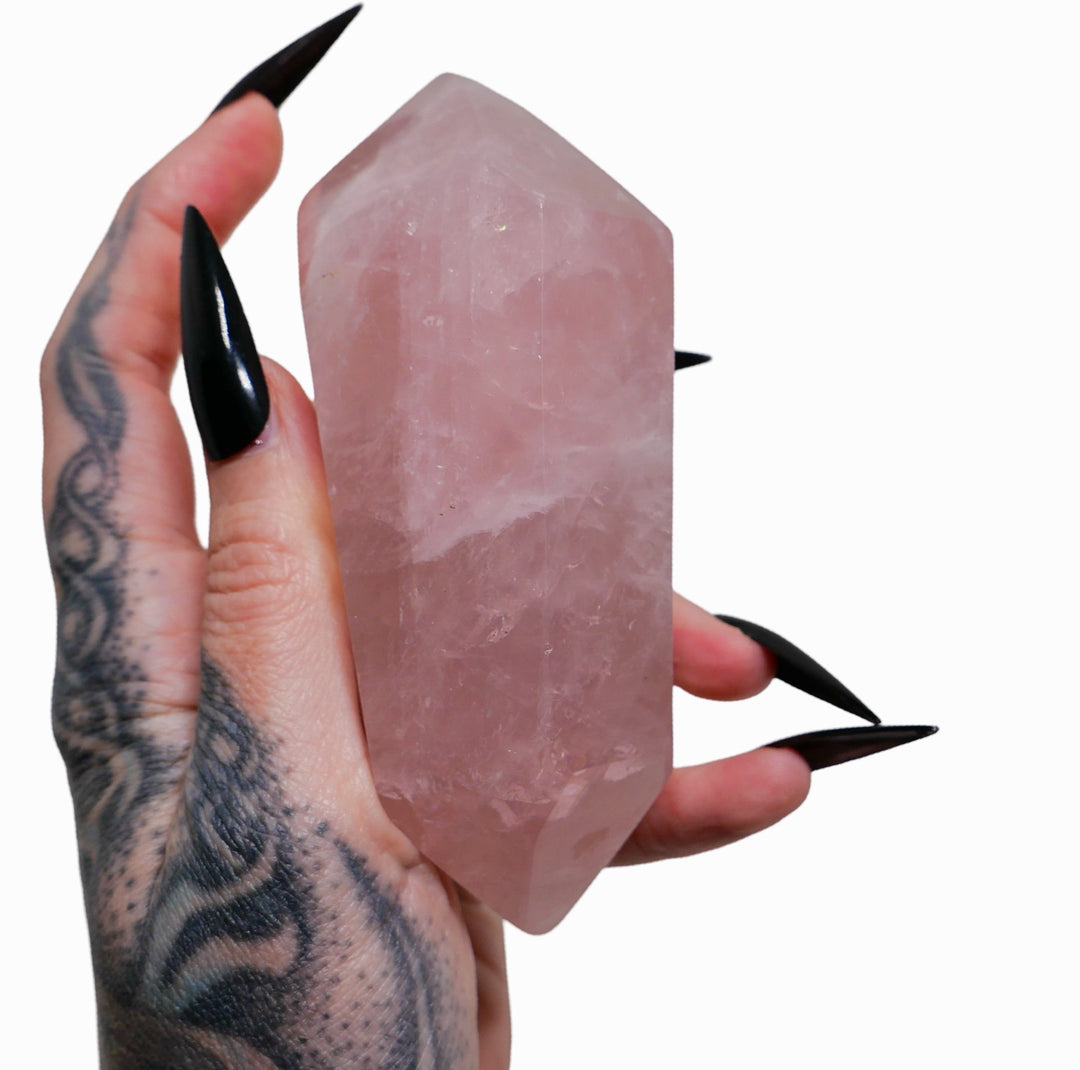 Glamour Witch: Rose Quartz: Double Terminated 2