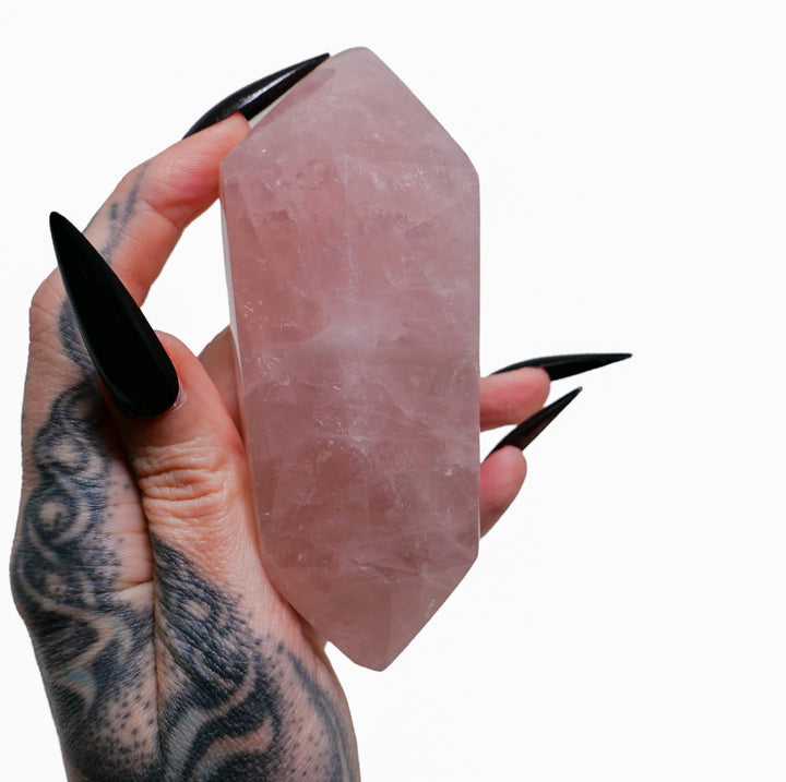 Glamour Witch: Rose Quartz: Double Terminated 2