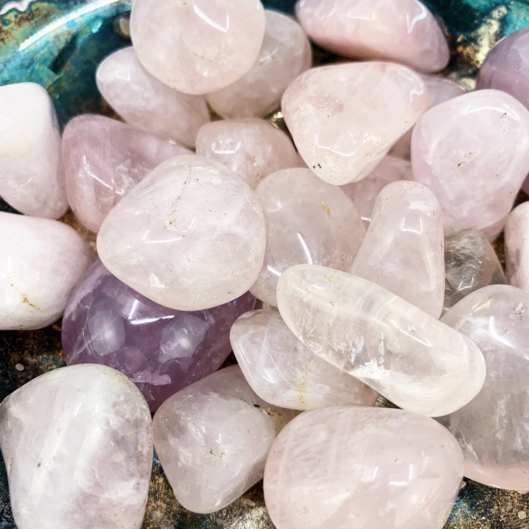 Glamour Witch: Rose Quartz Pocket Pebble