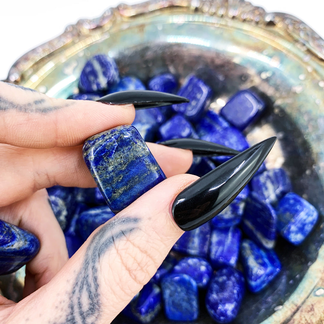 Initiation + Tranformation: Lapis Lazuli Pocket Pebble