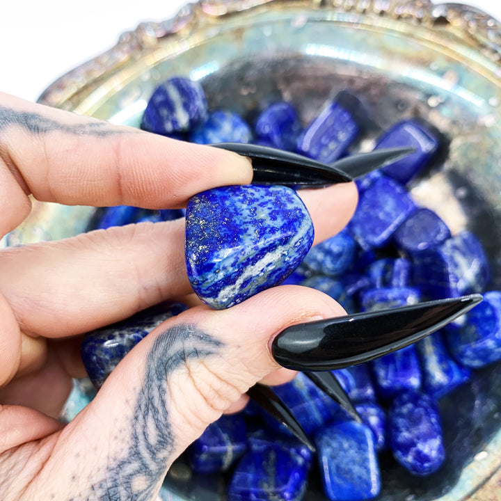 Initiation + Tranformation: Lapis Lazuli Pocket Pebble