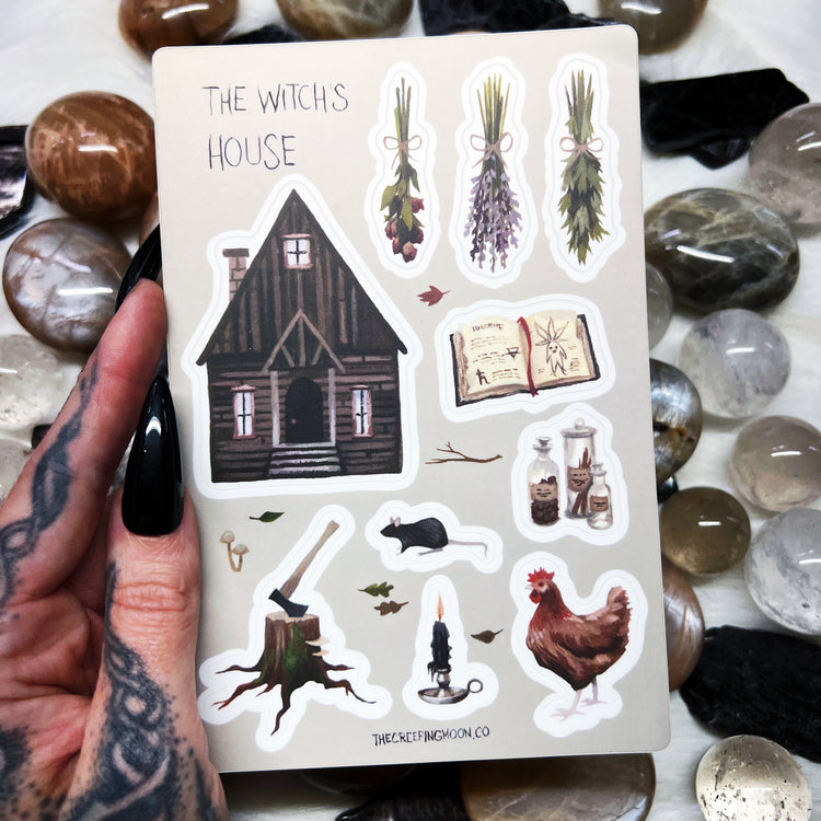 The Witch's House Vinyl Sticker Sheet