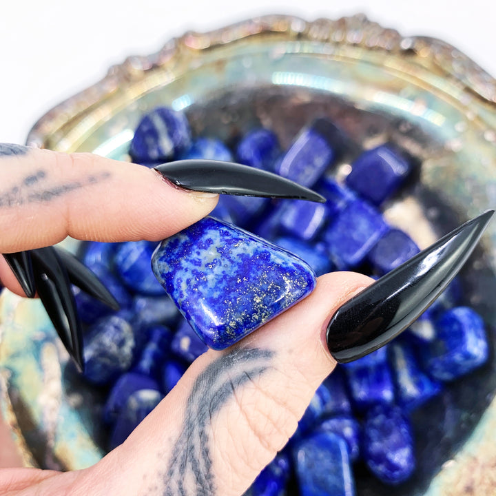 Initiation + Tranformation: Lapis Lazuli Pocket Pebble