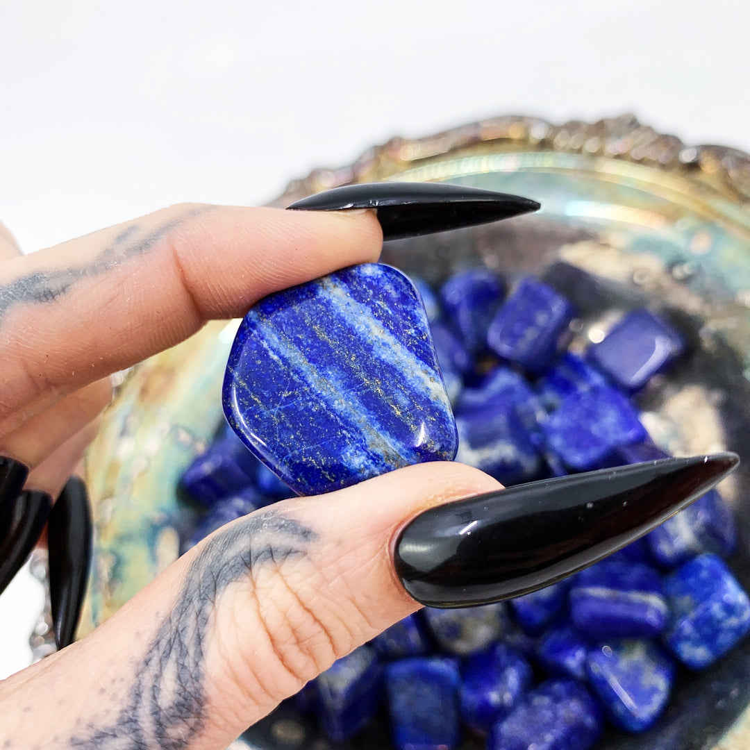 Initiation + Tranformation: Lapis Lazuli Pocket Pebble