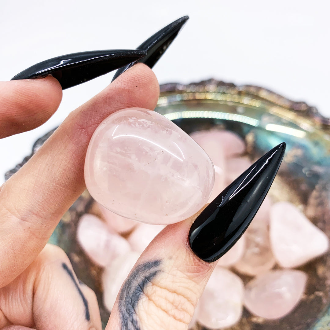 Glamour Witch: Rose Quartz Pocket Pebble