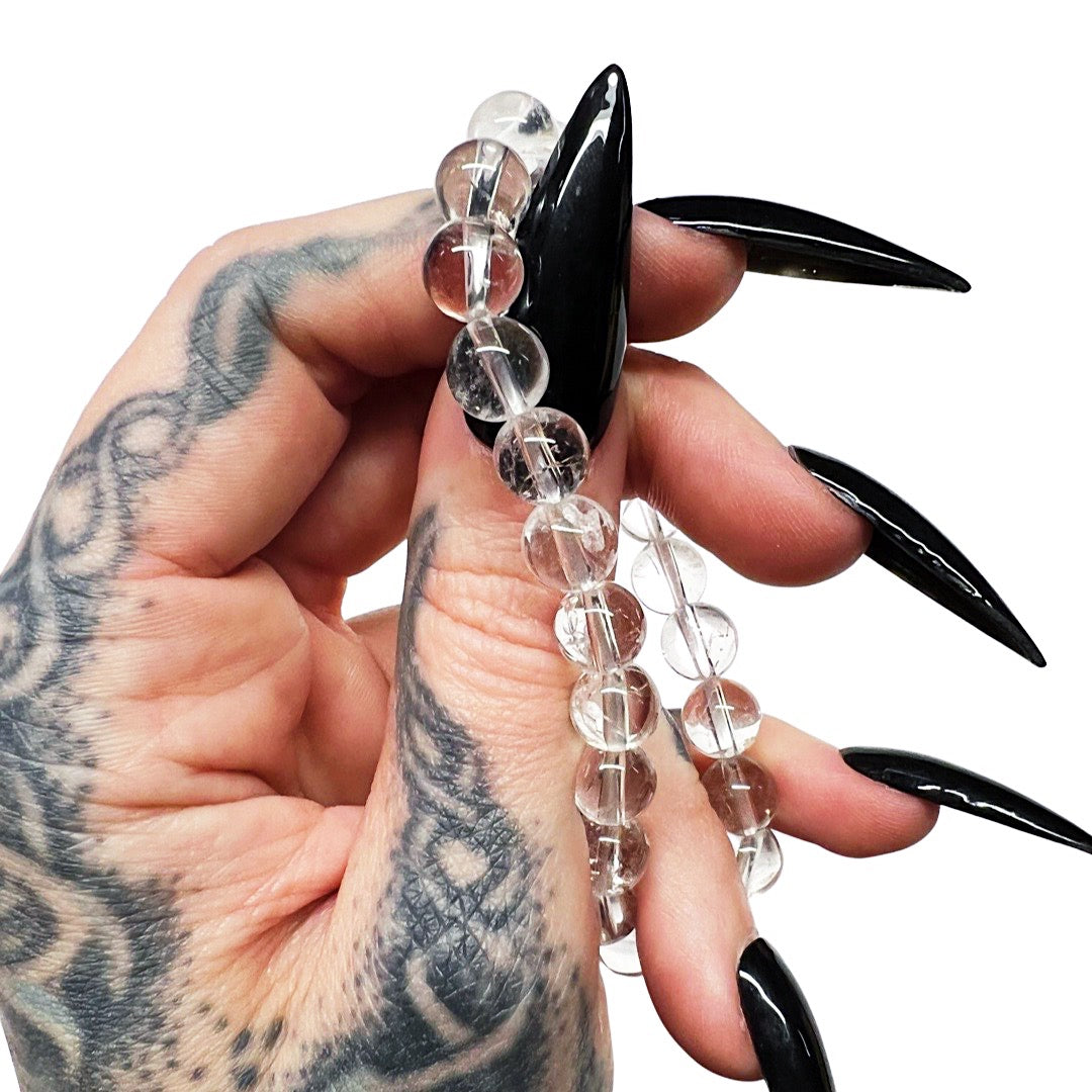 Manifest + Amplify: Clear Quartz Bracelet