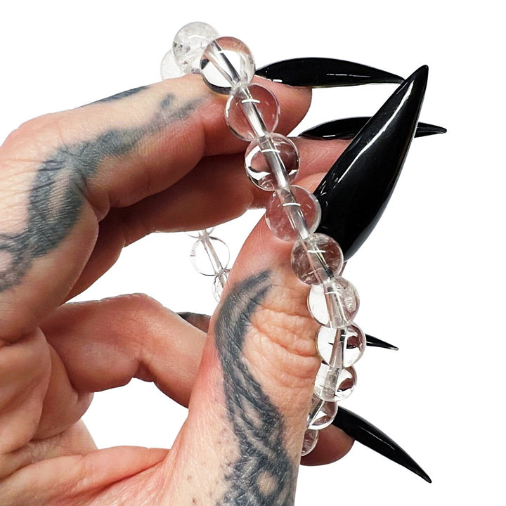 Manifest + Amplify: Clear Quartz Bracelet