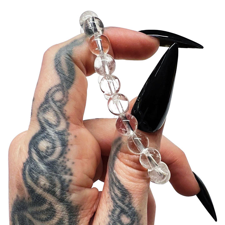 Manifest + Amplify: Clear Quartz Bracelet