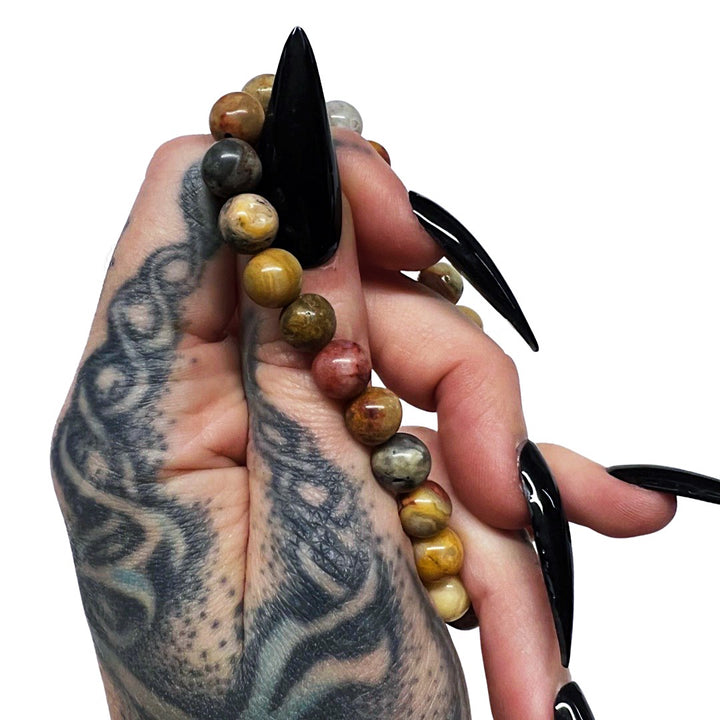 Crazy Lace Agate Bracelet