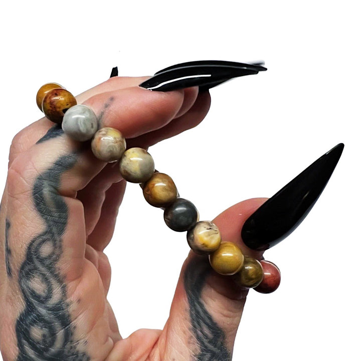 Crazy Lace Agate Bracelet