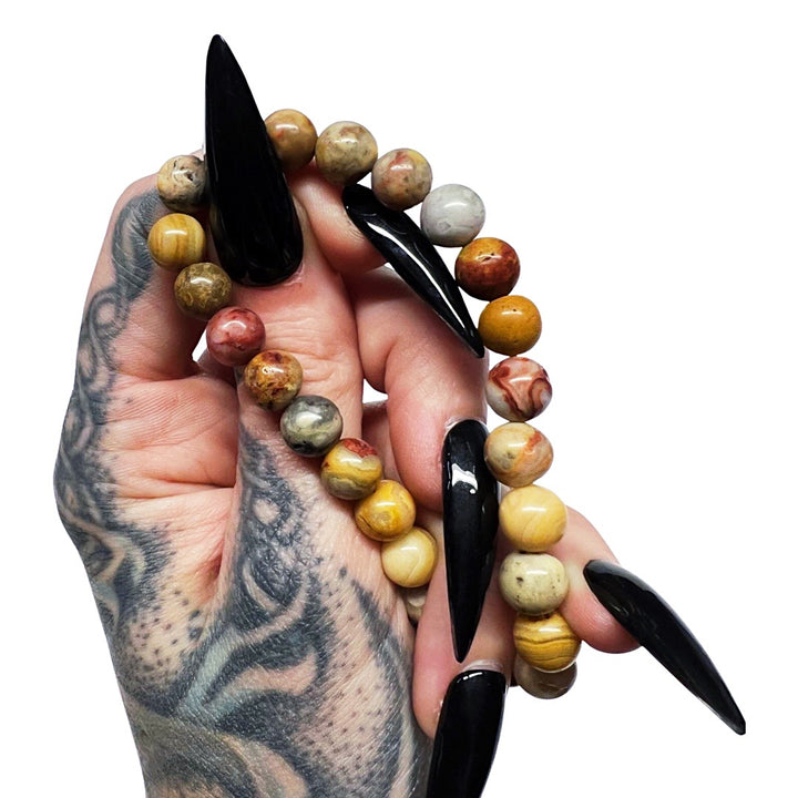 Crazy Lace Agate Bracelet