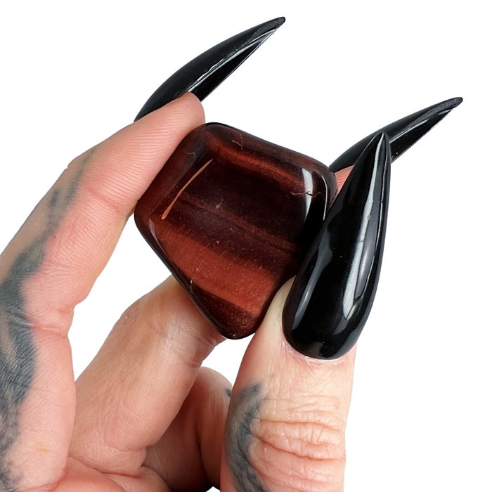 Red Tiger's Eye Pocket Pebble