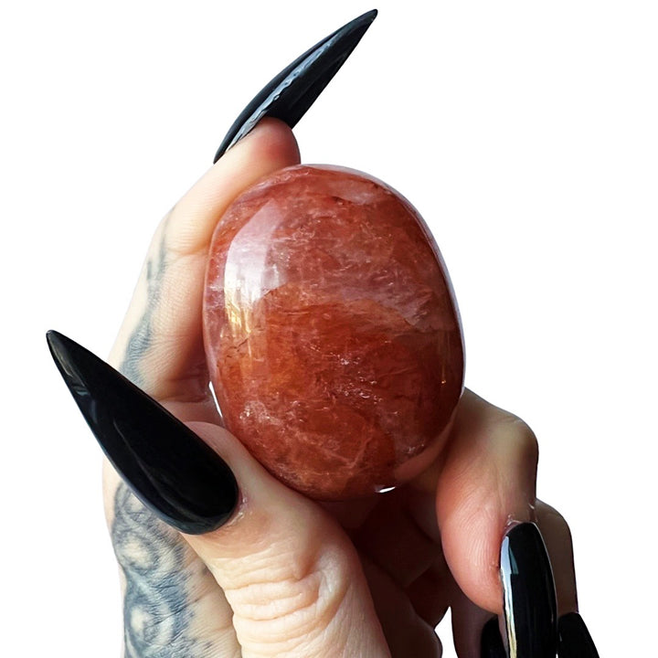 Vampire Quartz Palm Stone (small)