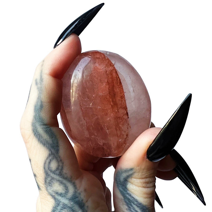 Vampire Quartz Palm Stone (small)