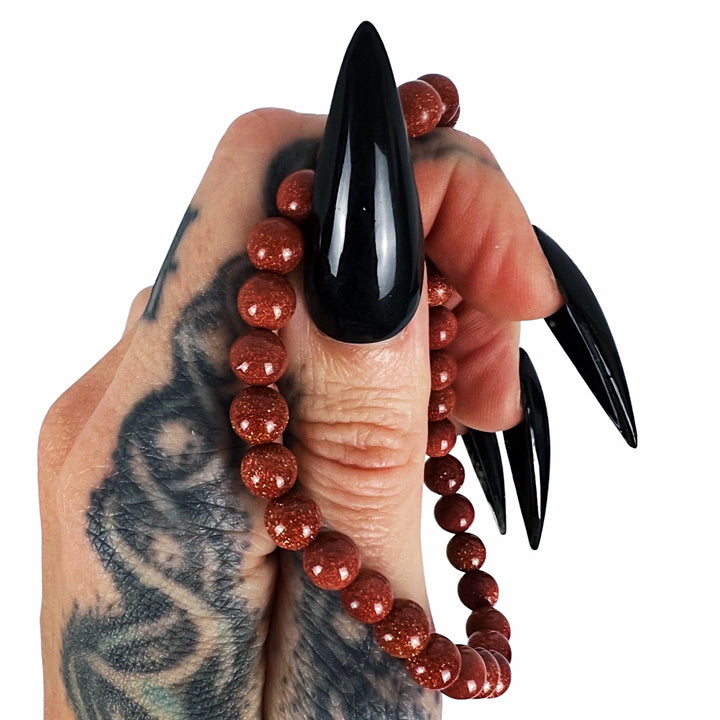 Ambition + Confidence: Goldstone Bracelet