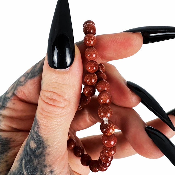 Ambition + Confidence: Goldstone Bracelet